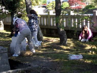 神社清掃２