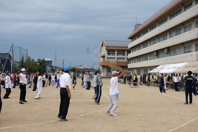 優勝を目指し！準備体操