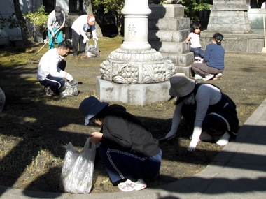 神社清掃１