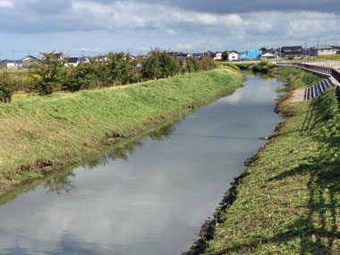 作業後の風景