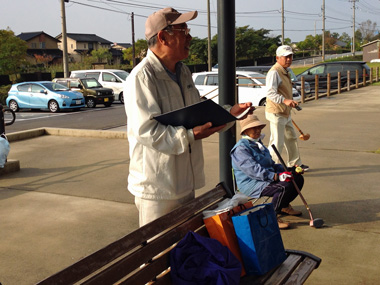 町会長の説明