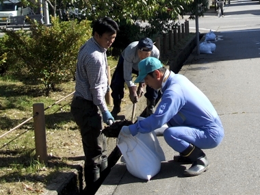 かねと公園清掃１