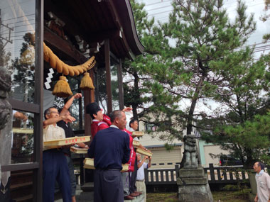 餅撒き